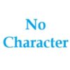 No Character